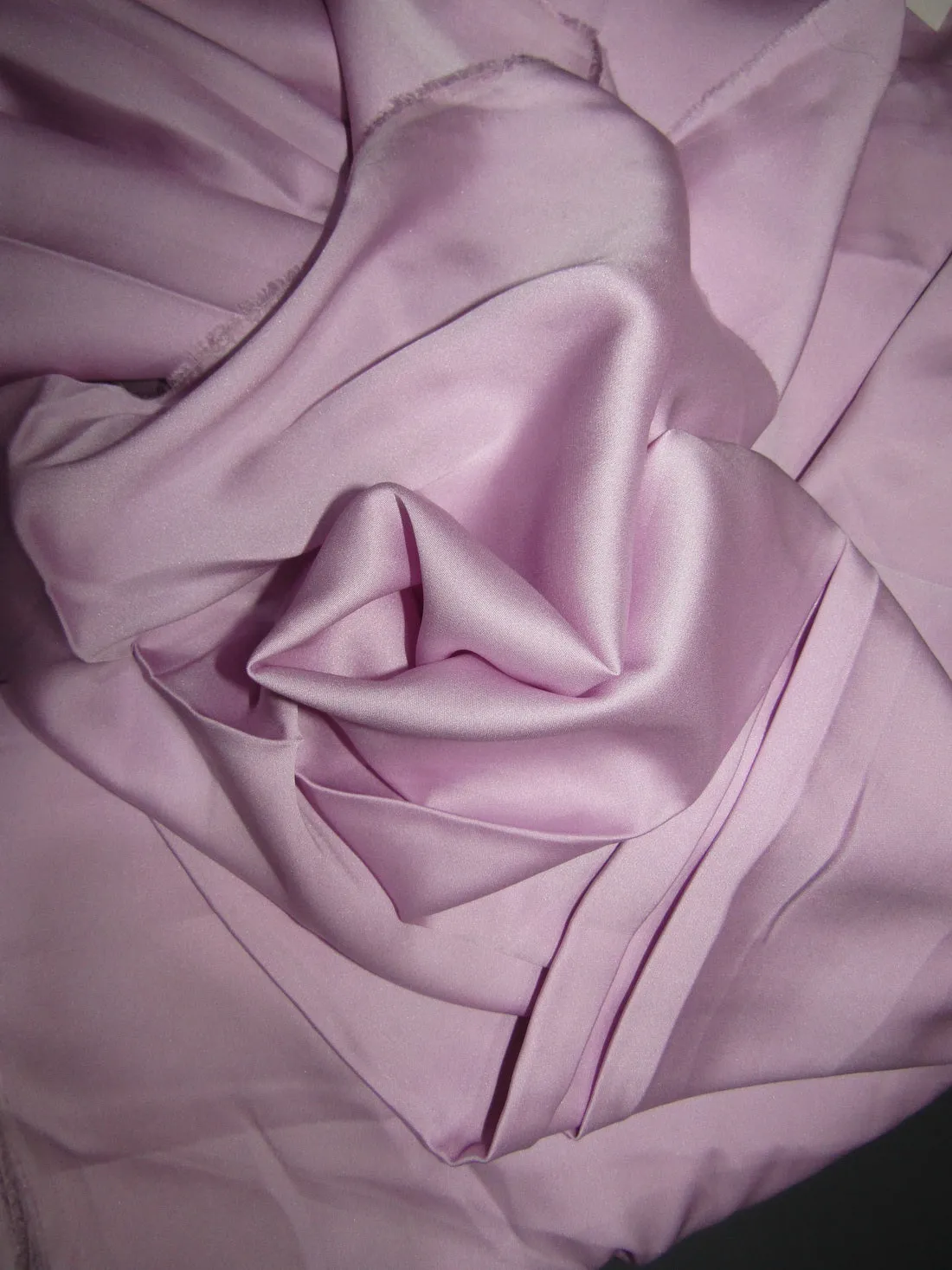 100% Silk LYCRA Satin fabric 115 gms[31MOMME] 54&quot;WIDE - LILAC