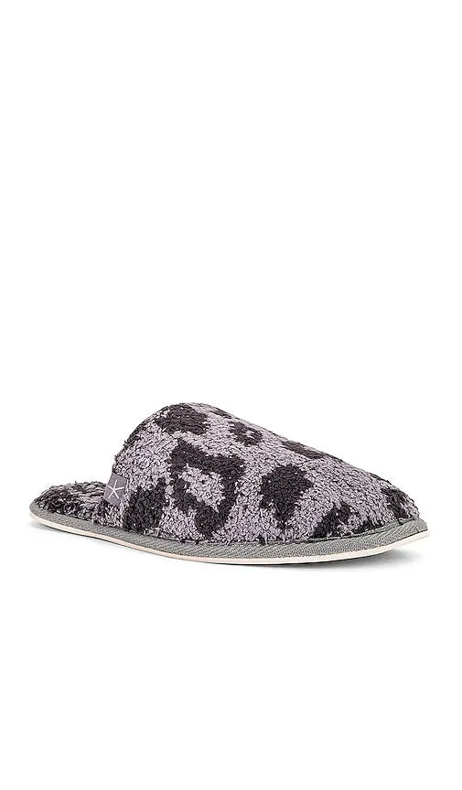 Barefoot Dreams CozyChic Barefoot In The Wild Slipper in Grey