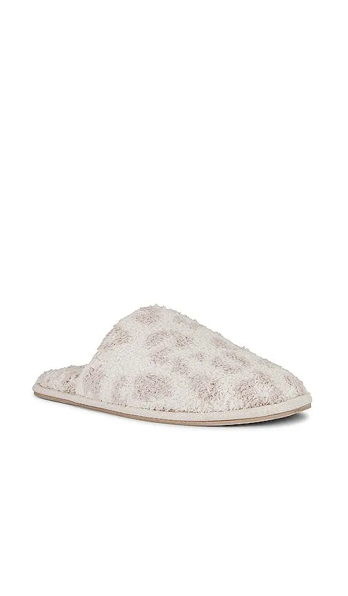 Barefoot Dreams CozyChic Barefoot In The Wild Slipper in White