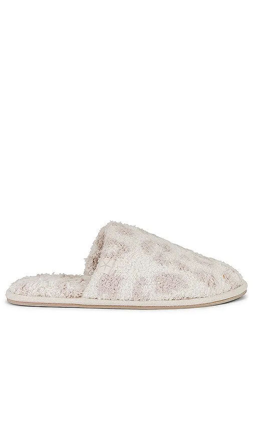 Barefoot Dreams CozyChic Barefoot In The Wild Slipper in White