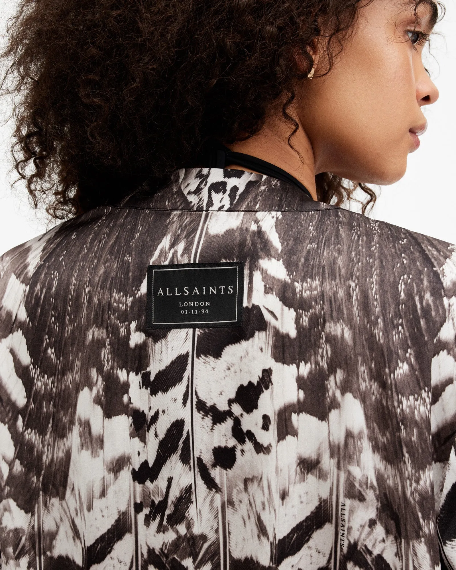 Carine Sierra Longline Printed Kimono