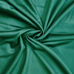 Dark Green Solid Cotton Satin Fabric