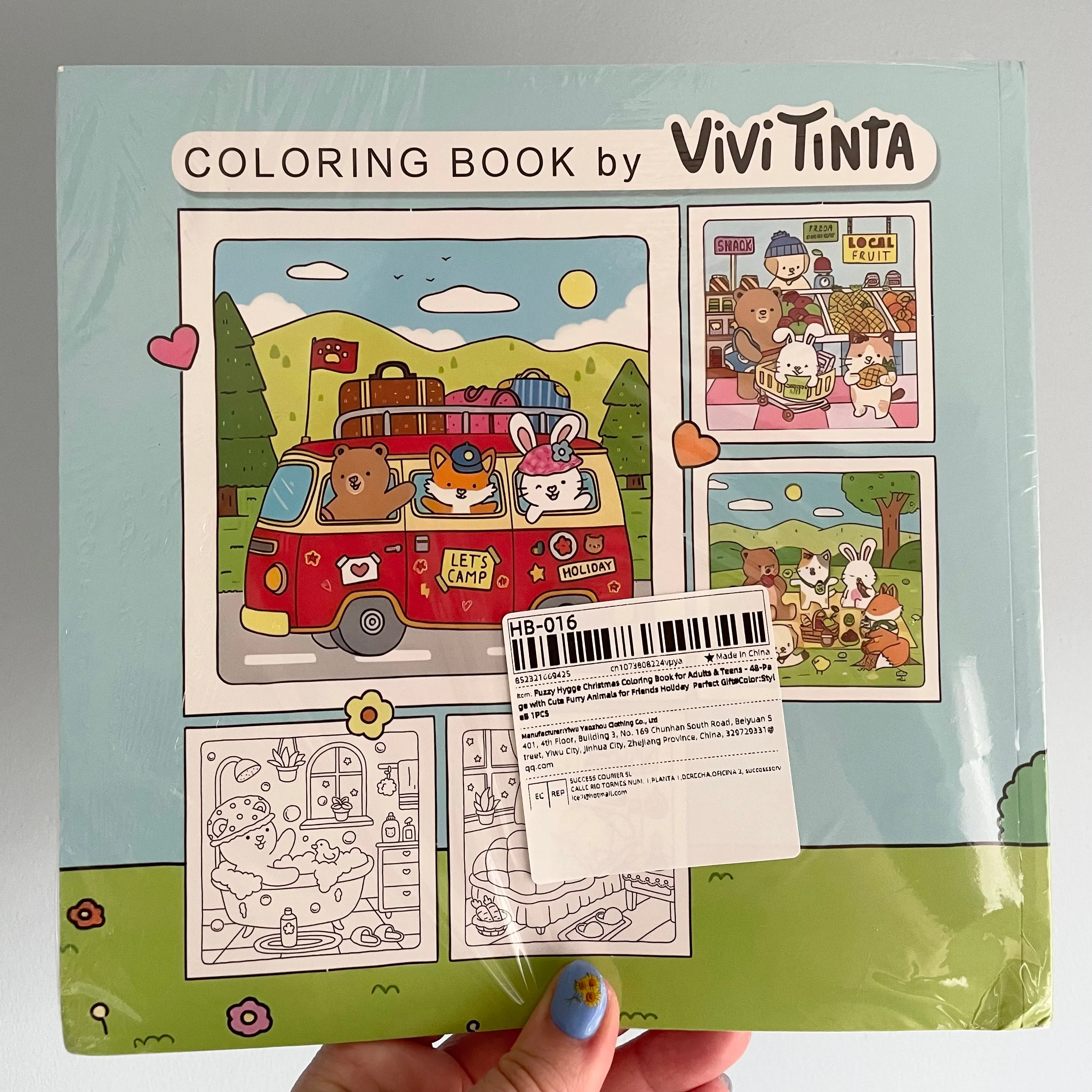 Fuzzy Friends Super Cute Kawaii Colouring Book