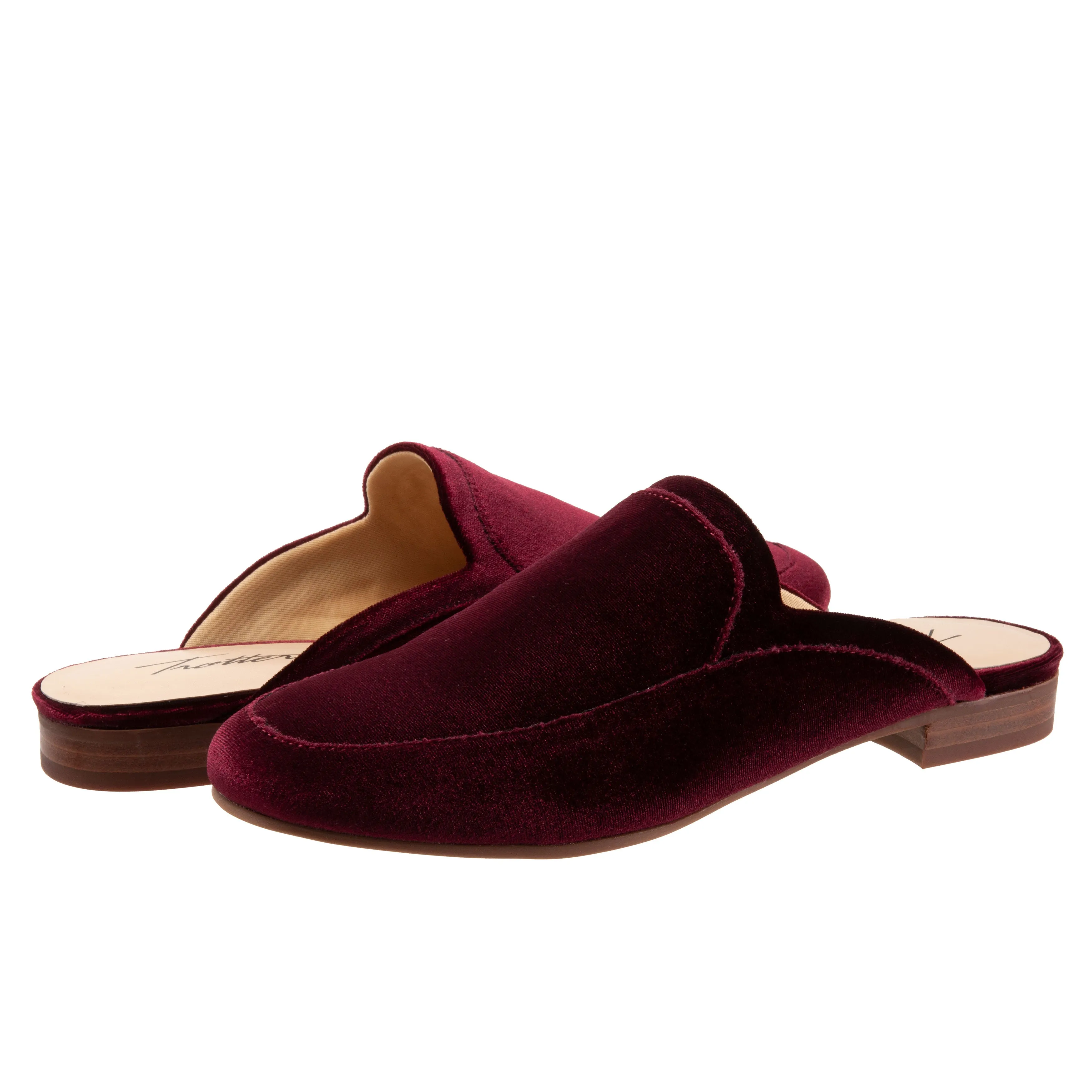 Ginette Burgundy Slippers