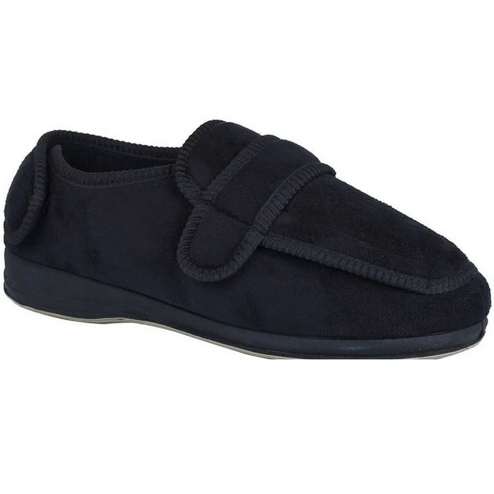 GROSBY Bi-Fold Mens Slippers Scuffs Shoes Indoor Outdoor Memory Foam Moccasins