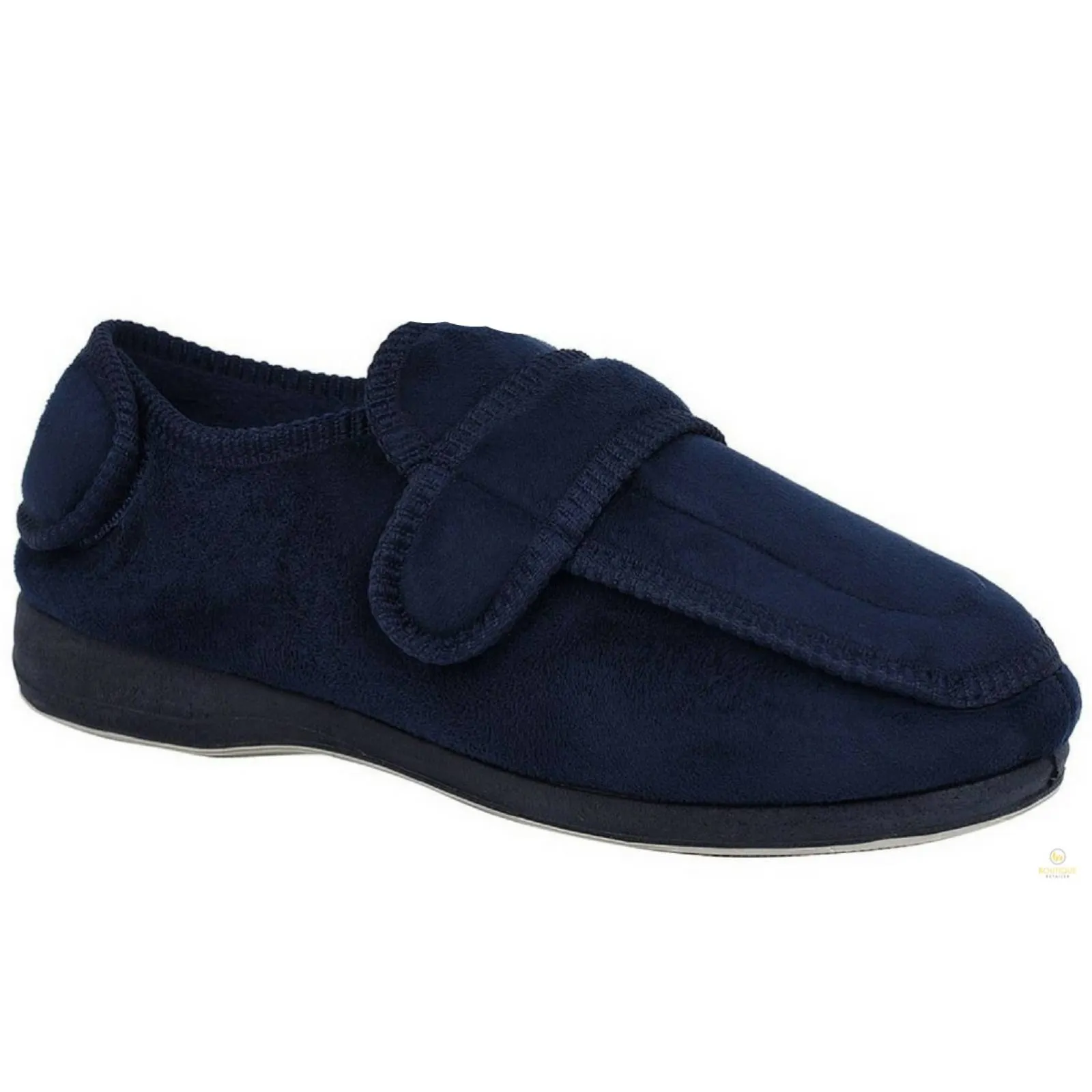 GROSBY Bi-Fold Mens Slippers Scuffs Shoes Indoor Outdoor Memory Foam Moccasins