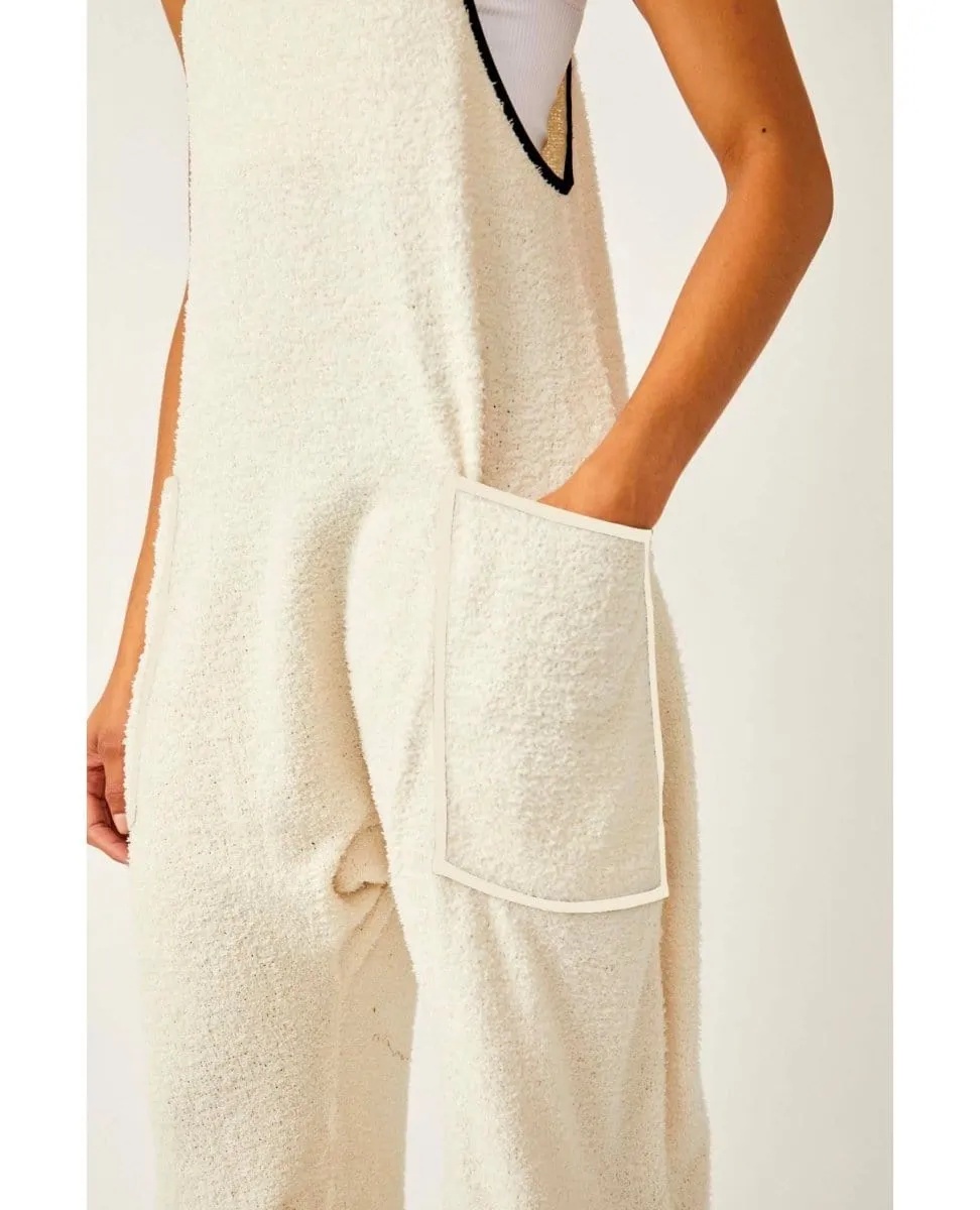 Hot Shot Cuddle Up Onesie Ivory