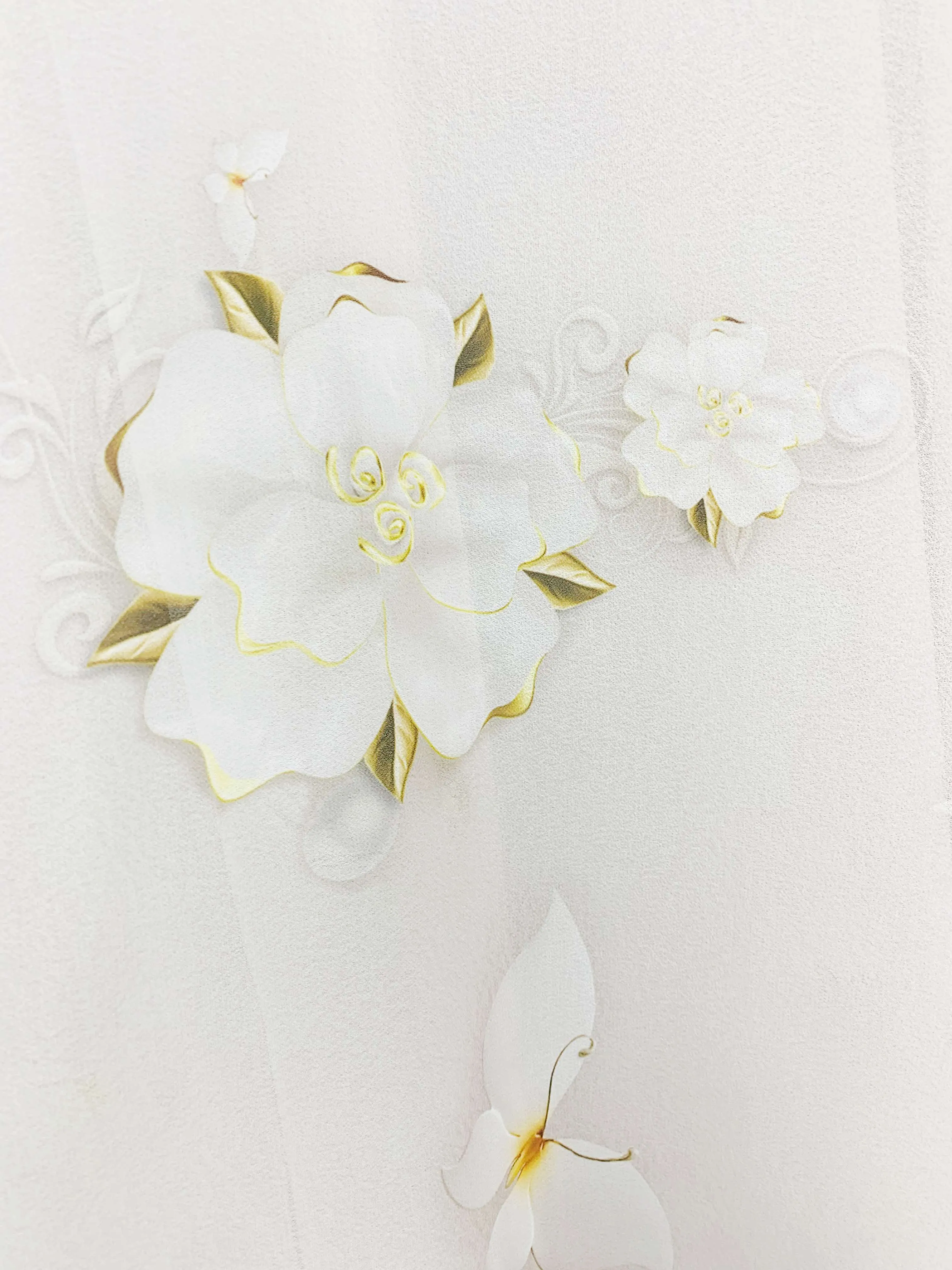 JC071061 Beige Floral & Butterfly Kimono