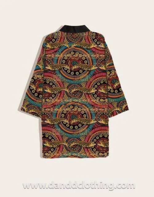 Long Kimono African Crocodile