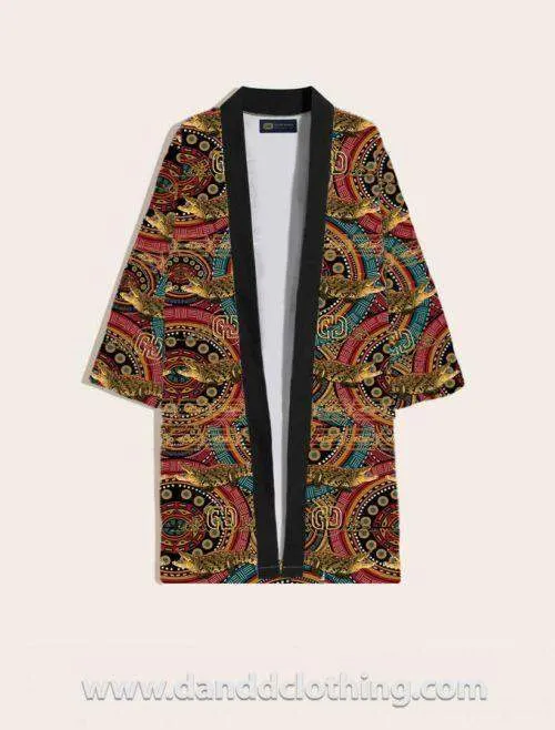 Long Kimono African Crocodile
