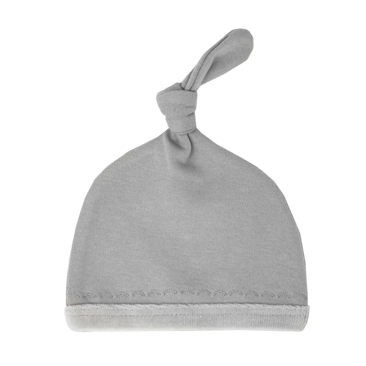 L'ovedbaby Organic Velveteen Top-Knot Hat