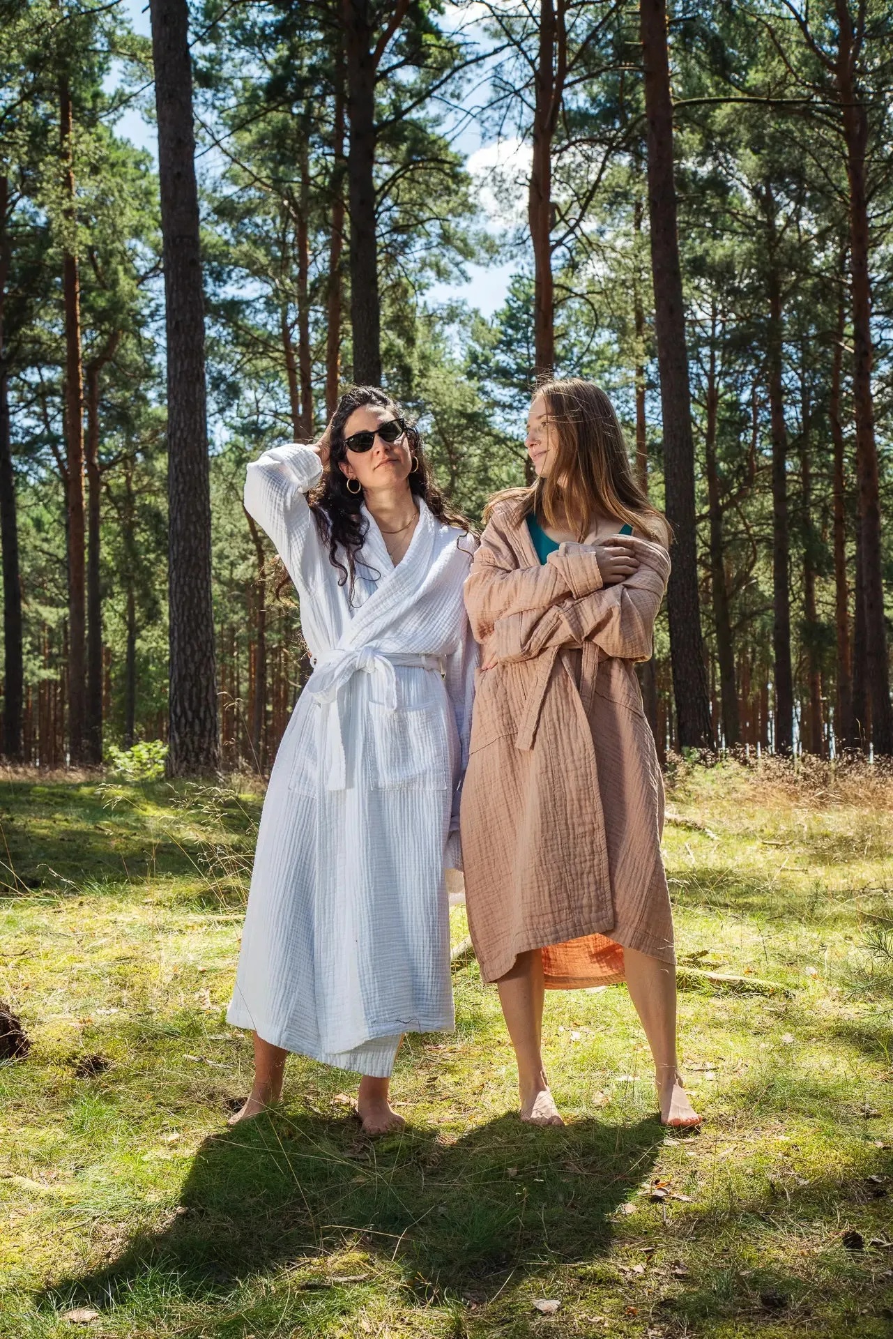 Pamuk Waffle Bathrobe – White 100% cotton