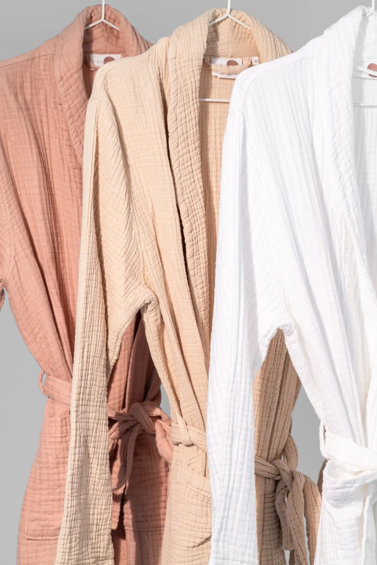 Pamuk Waffle Bathrobe – White 100% cotton