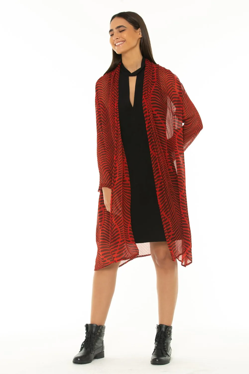 Pre-Order Long Sleeve Kimono Baru Red