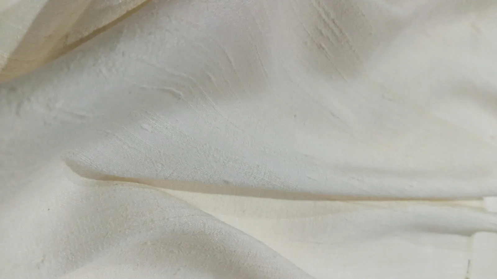 Sand wash Silk DUPION  fabric 44" wide-IVORY [15763]