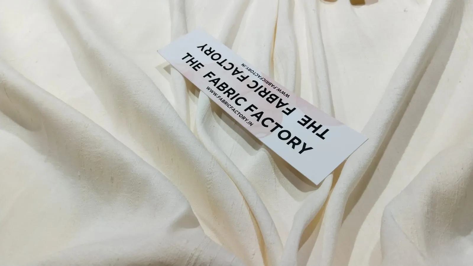 Sand wash Silk DUPION  fabric 44" wide-IVORY [15763]