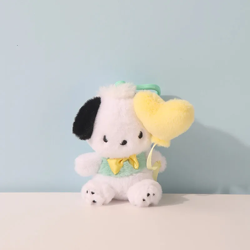 Sanrio Characters Heart Balloon Plush Charm