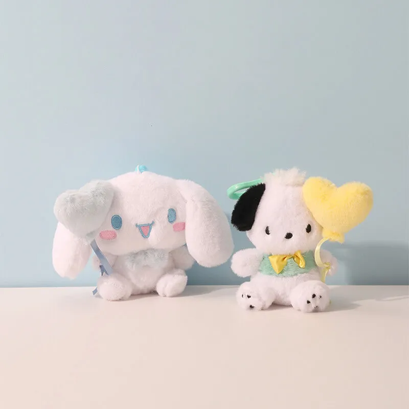 Sanrio Characters Heart Balloon Plush Charm