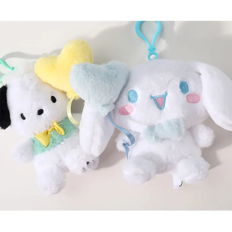 Sanrio Characters Heart Balloon Plush Charm