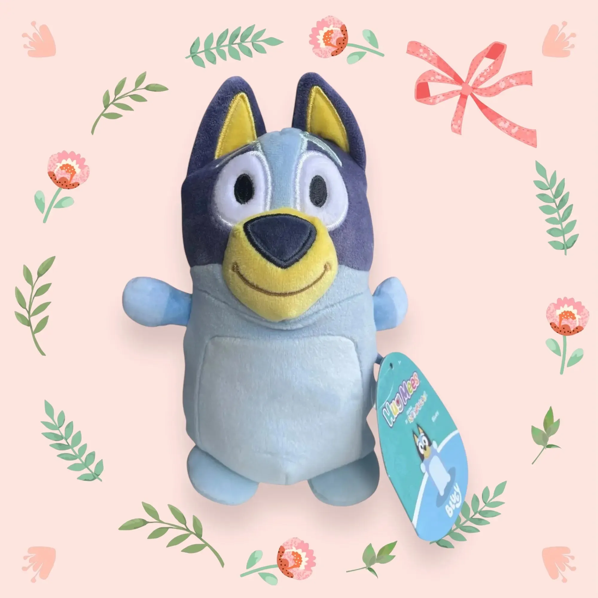 Squishmallows 6" Hugmees Plush Bluey
