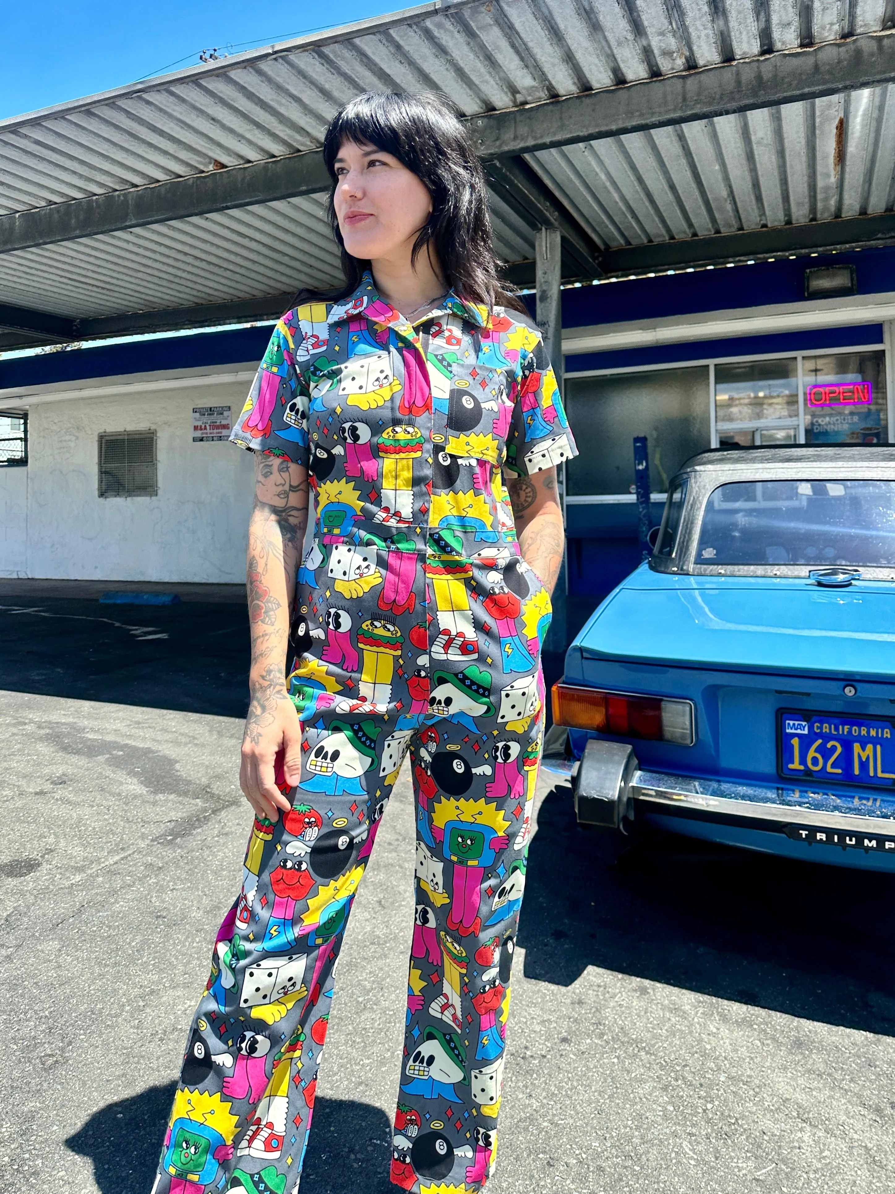 Twill Coveralls Burger Babie
