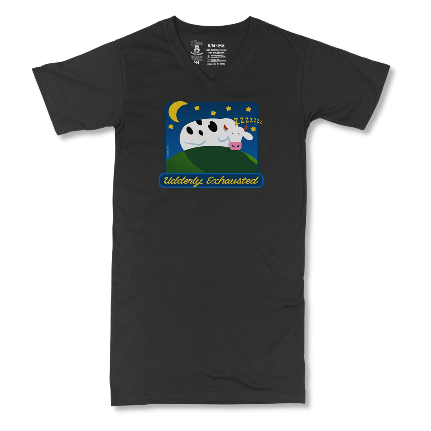 UDDERly Exhausted T-Nightshirt