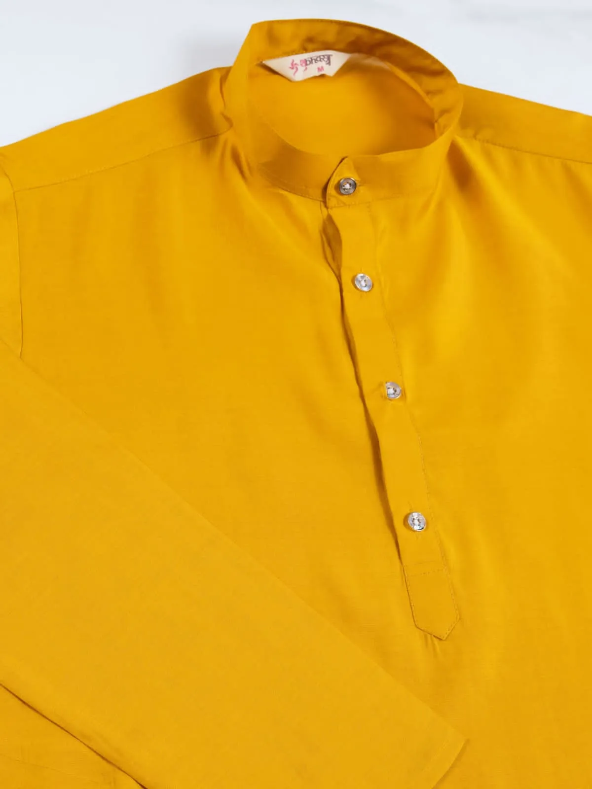 Yellow Viscose Rajwadi Silk Heavy Thread Work Kurta Payjama With Koti Jacket